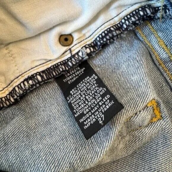 Nili Lotan Josette Wide Leg Jeans, Classic Wash, Size 27 - Picture 9 of 11